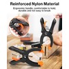 Spring Clamps for Woodworking, Lytool 4Pcs 6 Inch Quick-Release Ratcheting