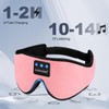 ZHENYEMEI Sleep Headphones Breathable Bluetooth 5.2 Headband. 3D Eye Mask