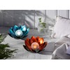 Dehner Lotus Solar Light, Diameter 27.5 cm, Height 12 cm,