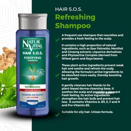 Natural Aleza Y Vida Anti Hair Loss Shampoo Refreshing Effect – 300 ml