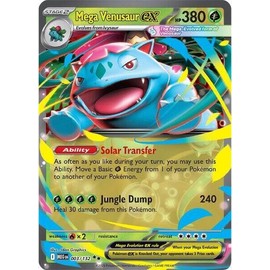 Pokemon - Mega Venusaur ex - 003/132 - ME01: Mega Evolution (MEG) - Double Rare - Single Card