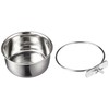 Kerbl Pet Edelstahlnapf 600 ml, 12 cm Schraubbefestigung für Vögel