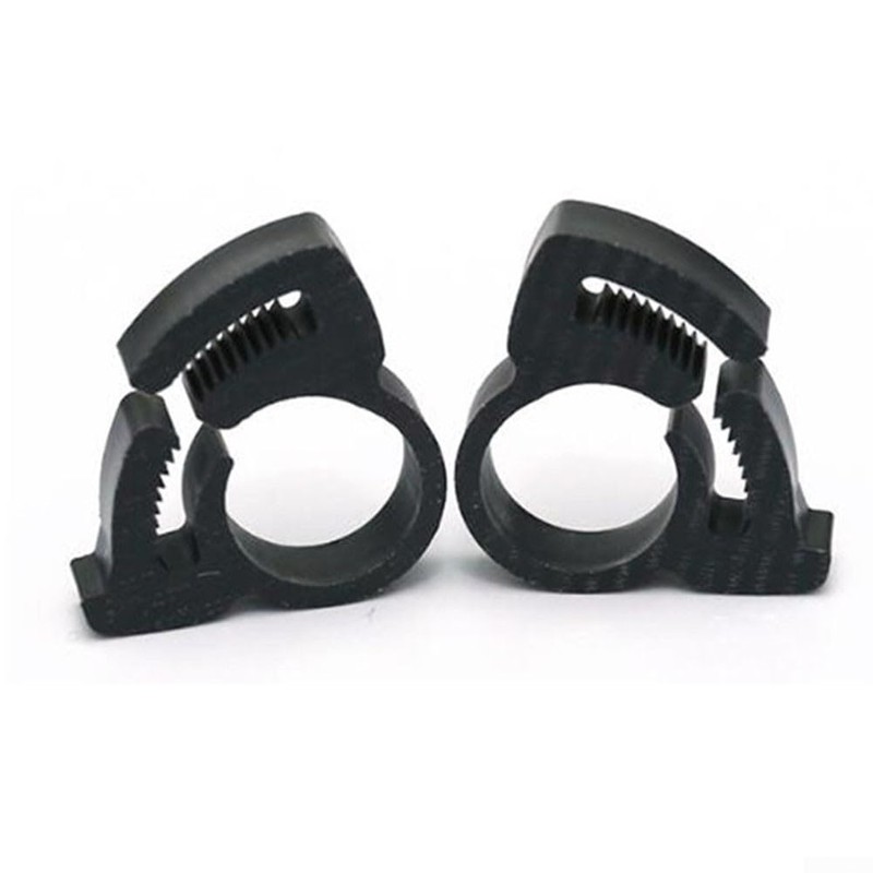 40 Pcs Double Grip Plastic Hose Clamp Setφ16mm Adjustable Snap