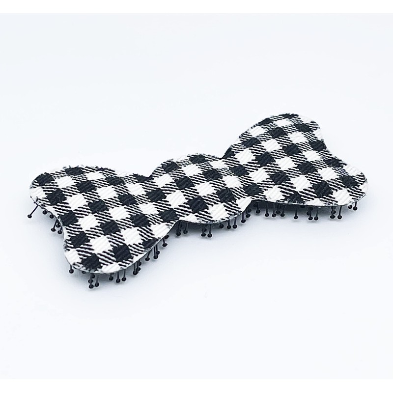 KAMIPITA Standard Series Non-marking Hair Closure (Check Black, 2.4 x