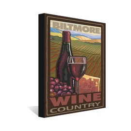 Biltmore Estate Asheville North Carolina Wine Country Giclee Archival Canvas Print Wall Art Décor for Home & Office from Travel Artwork by Artist Paul A. Lanquist 18" x 24"