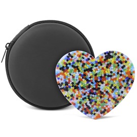 Picky Pad 1 Pack - Fidget Toys for Skin Picking with Carrying Case - Trichotillomania Relief Portable Fidget Toy Picky Pads (1 Count Heart)