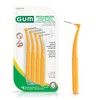 GUM Proxabrush® Go-Betweens® Angled Reusable Interdental Cleaners, Antibacterial Bristles, 1