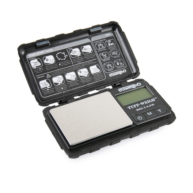 Truweigh TUFFWEIGH Digital Mini Scale (100g x 0.01g - Black/Black)
