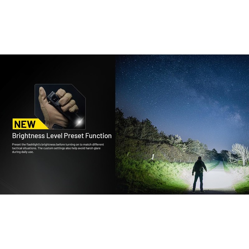 Nitecore EDC27 UHi 3100 lumens Flat EDC Flashlight, USB-C Rechargeable,