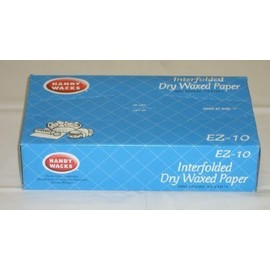 Handy Wacks EZ12C, 12x10-3/4-Inch Interfolded Medium Grade Dry Waxed Paper, Waxed Wrap Deli Paper Sheets (1)