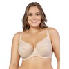 Parfait Shea P6062 Women's Full Bust Mesh Plunge Unlined Wired