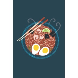 Notes: A Blank Sheet Music Notebook with Japanese Ramen Noodle Cover Art