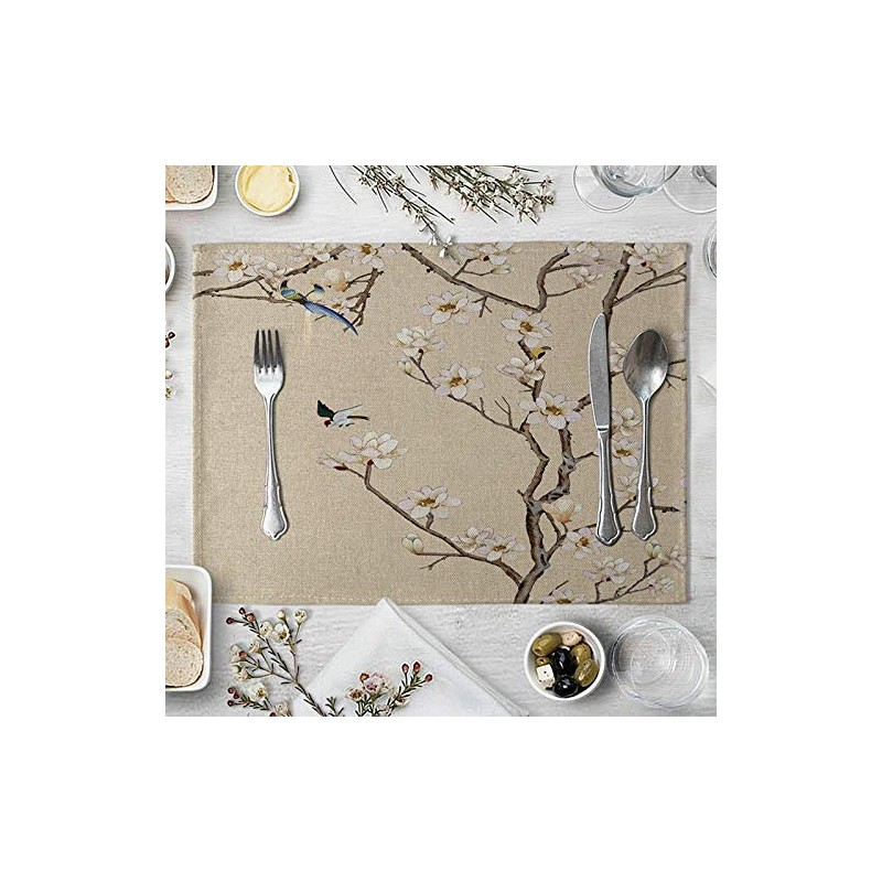 Daesar Dining Room Placemats Set of 4, Dining Table Mats