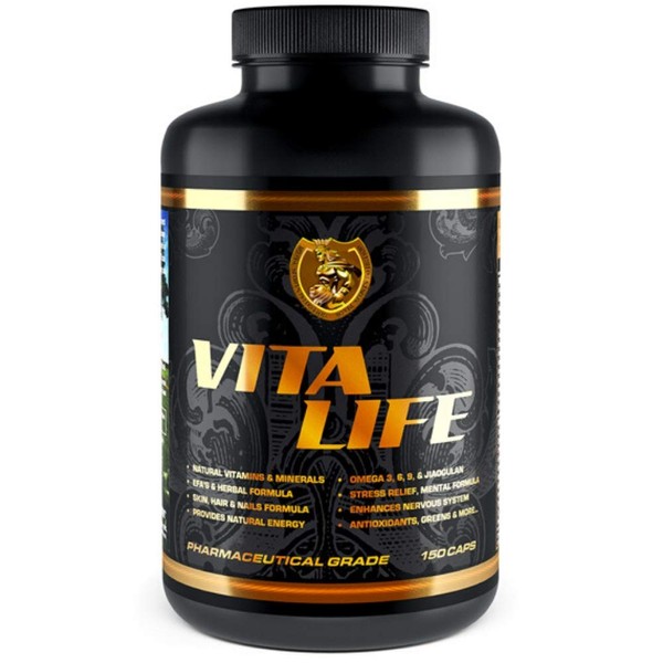 RSN | Vita Life | Complete Multivitamin & Mineral + COQ-10 | EFA | Veggies & Herbs Blend | 150 Capsules