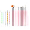N/A 20PCS Nail Art Gel Pen Brush & Dotting Set
