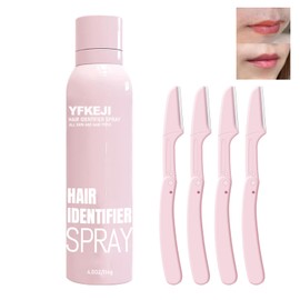 YFKEJI Hair Identifier Spray for Face Shaving Dermaplaning,Hair Identifier Spray for Face Dermaplaning,Dermaplaning Spray to Show Facial Hair-Face,1Set