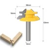 APlus 3-Piece 8 mm Gluing Cutter Miter Gluing Cutter Router