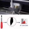 Atla 50 Pcs Navajas Para Plotter Roland Stm Seiki De