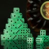 saijer Dice Set, 30 Pieces 16 mm Play Dice Glow