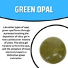 TRUENRGY Green Opal Palm Stone With Emotional Balance Effect -