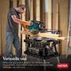 Keter Folding Work Table, Portable Workbench w/ 12" Clamps for