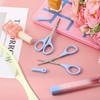 2 Pack Curved Craft Scissors Small Scissors Beauty Eyebrow Scissors