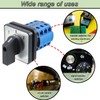 SIGANDG Switch 20A/660V 3-position 12-clamp control cam SZW26-20/D303.3