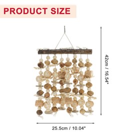 RENEWREVITAL Bird Parrot Toy, Wooden Chewing Tearing Toy, Bird Toys, Bird Cage Accessories, Parrot Cage Bite Toy for Large Medium Birds Macaws