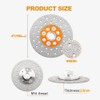 BRSCHNITT Diamond Cutting Disc 100 mm Double-Sided for Cutting and