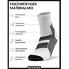 Occulto Men's Heel Spur Sports Compression Socks 2 Pack (Model: