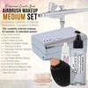 Belloccio Professional Beauty Airbrush Cosmetic Makeup System with 4 Medium