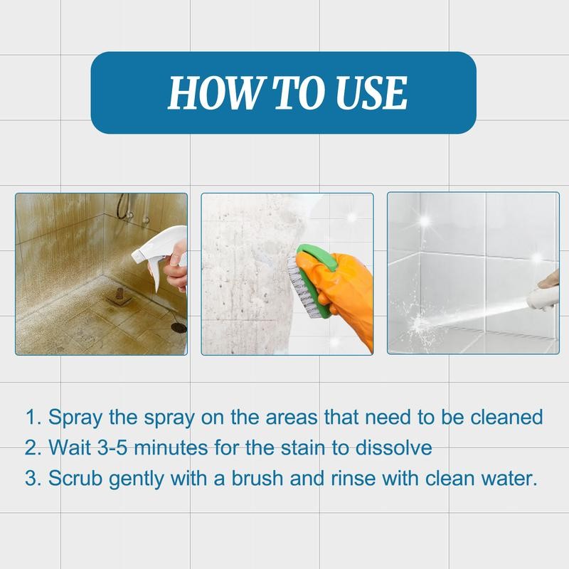 Jue-Fish Tile Cleaner, Bathroom Tile Floor Marble Bright Strong Dirt