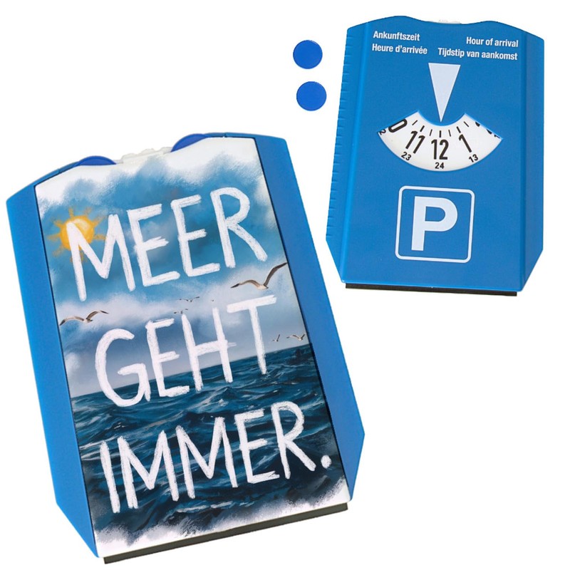 Meer geht Immer Parkscheibe Aquarell Design Motive voller Sehnsucht -