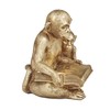 Deco 79 Polystone Monkey Sculpture, 9" x 6" x 7",