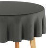Filumi Tablecloth 130 x 180 cm Oval Grey Washable for