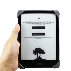 ZhaoCo Universal Antideslizante de Silicona Correa de Mano Dedo Agarre Soporte para 6'' / 6.8'' / 7'' Kindle eReaders/Kobo/Sony Ebooks - Gris