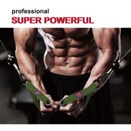 Vigoog Heavy Duty Exercise Handles，Replacement Grip Attachments for Cable Machines, LAT Pulldown, Resistance Bands, Strength Workout Home Gym & Commercial Fitness Equipment