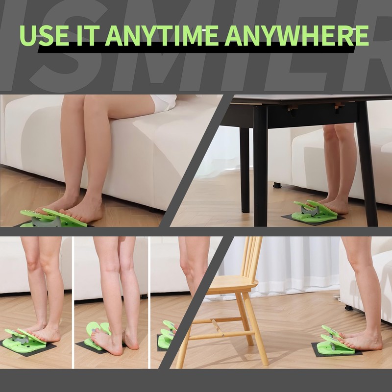 ISMIER Foldable Leg Exerciser: Portable Foot Pedal Exerciser for Seniors