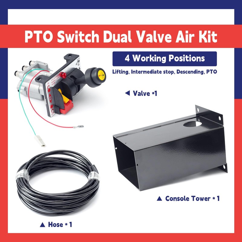 Dusledel PTO Switch Control Dual Valve Air Set with Kickout