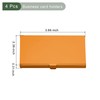 YOKIVE 4 Pcs Business Card Holder, Flip Cover Style |