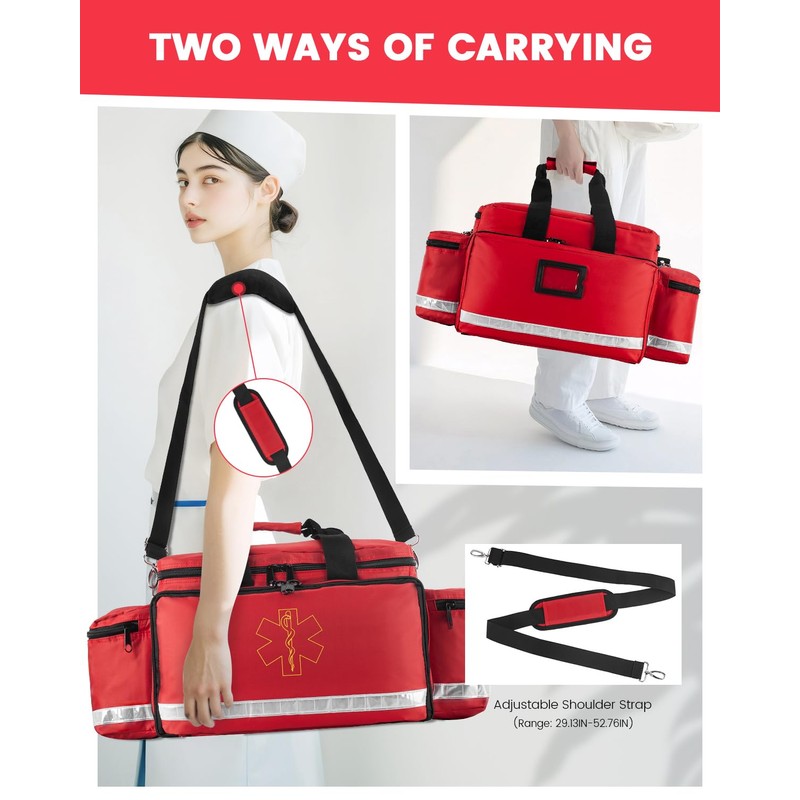 PTAHON Medical Bag - First Aid Bag Empty, EMT Bag