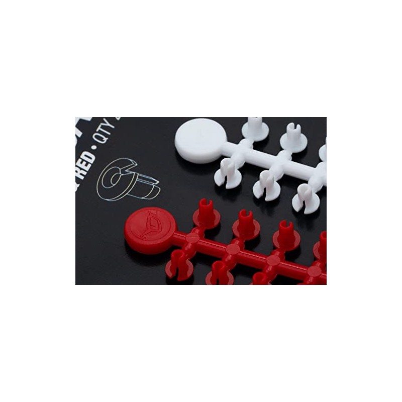 Korda Floss Caps: Pink and Yellow