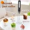 Colarlemo Milk Frother Handheld Rechargeable with Stand, Frother Wand Drink