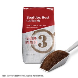 Seattle's Best Coffee Portside Blend (Previously Signature Blend No. 3) Medium Roast Ground Coffee, 12-Ounce Bag, 6 Count