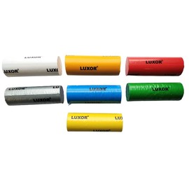KD89 Solid Luxor Polishing Paste Set 7 Pieces for All Ferous Metals, Nonferose, Precious Metals, Resin and Plastics Varnishes - Diameter 30 x 80 mm, Multi-Colour, Versatile, multicoloured, Versatile