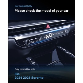 WEIPIN For 2024-2025 Sorento AC Screen Protector Nano Anti-Scratch Ultra-Tough Touchscreen *2 Accessories - No More Scratch&Fingerprint