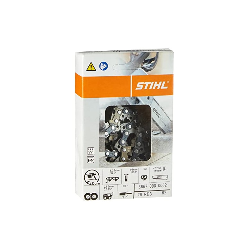 Stihl Chainsaw Radid Duro 3 RD3/325 1.6 mm 62 Links