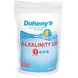 Doheny's Alkalinity Up | Raise Your Swimming Pool Alkalinity Level | 100% Pro-Grade Sodium Bicarbonate | Proper Alkalinity Levels Help Protect Your Equipment and Prevent Skin & Eye Irritation | 10LB