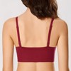 DOBREVA Women's Push Up Bra Wireless Padded No Underwire Back