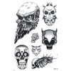 1 Sheet Skull Dead Sensemann Devil Sticker Motorsport Motocross Car
